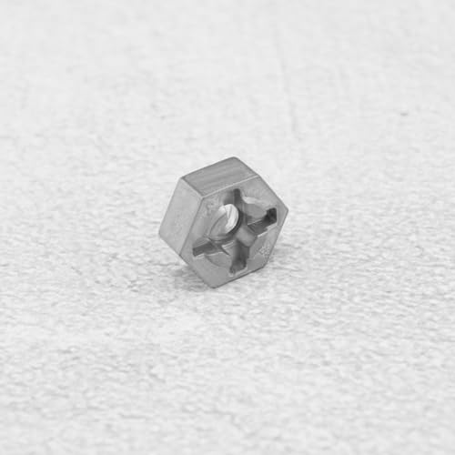 LT Easiyl 4 Stück 55-ZJ09 Radnaben Sechskantadapter RC-Auto Aluminiumlegierung Radnaben Sechskant Zubehör für 9125 9155 9156 1/10 1/12 RC-Auto