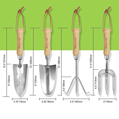 Set de Herramientas para Jardín WORKPRO 4 Piezas miniatura 2