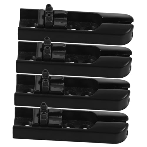 Chevalet basse électrique individuel noir par 4 avec vis pour un réglage précis