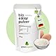 Bio Eiklar-Pulver, reines-Eiweiss-Protein aus Bio-Ei, zum Kochen, Backen und für Shakes, pasteurisiert, sprühgetrocknet, 175g, GreenOrganic