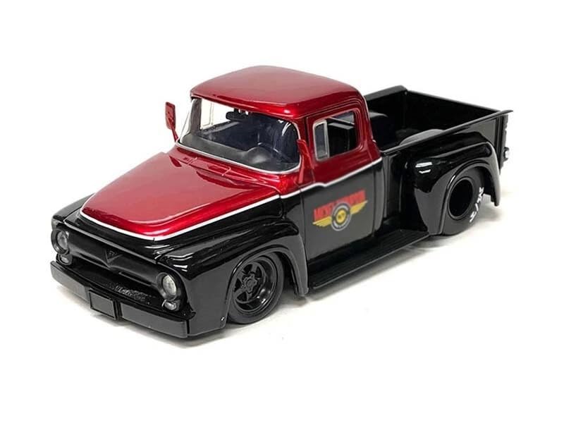 Modelo a escala 1:24 Ford F-100 Pro Stock Negro y Rojo miniatura 1