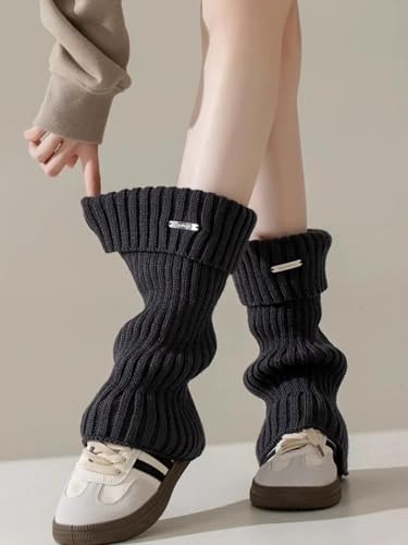 Girls Leg Warmers Japanese Legwarmers Ankle Socks Women's 80S Winter Knitted Crochet Long Boot Socks4
