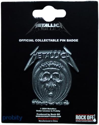 Metallica In Vertigo Band Logo Pin Badge Size One Size image 4