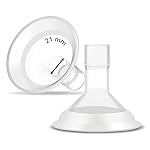 Maymom MyFit Comfy Series 21 mm Two-Piece Design Breastshield Compatible with Medela Breast Pump Parts; Replace Medela Shields; Fit MaxFlow Flex Connector; 2pc