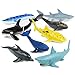 Boley 8 Pc Whale, Shark, & Mammals Figure Toys - Realistic Looking Ocean Creatures - Sea Creatures Great for Party Favors, Bath Time, & More!