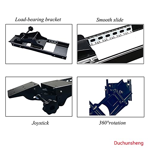 Verstellbare Tastaturablage unter dem Schreibtisch, mit 360° Höhe und ± 15° Neigung für platzsparend, perfekt für Heimbüro oder Gaming-Setup