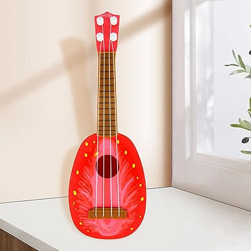 VGEBY Ukelele para Principiantes, Juguete de Aprendizaje y Entretenimiento, Ligero y Portátil, Hecho de Plástico (Tipo 2)