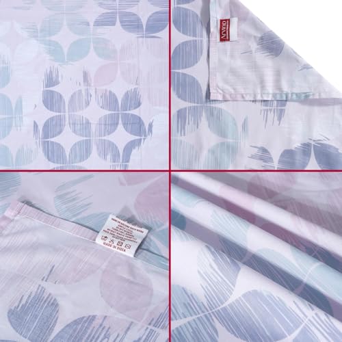 Image of Arvind Bedsheet Set - 100% Cotton Bedsheet for Double Bed (1 King Size Bedsheet with 2 Pillow Covers) Soft Breathable, 144 Thread Count - Slumber -Shade 3(21024-A) | Natural