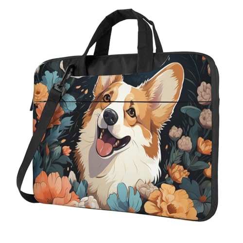 Sac ordinateur 13 à 15,6 pouces Corgi pour homme et femme