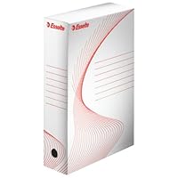 Scatole Portadocumenti Fellowes Fastfold – Formato A4, Grigie, Confezione Da 10, Montaggio Rapido, Cartone Riciclato