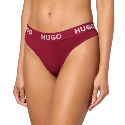 Strings Hugo Bold Logo coton stretch anti-irritation invisible sous les leggings