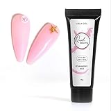 LULUGEL ポリジェル クイックビルディングジェル 15g ベースジェル カラージェル 長さだしジェル ジェルネイル スカルプ ネイル 長さだし (15g, 5.Strawberry Milk)