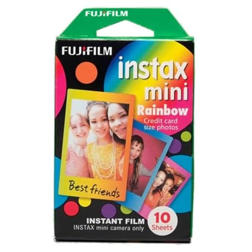 Filme Instax Mini Rainbow com 10 Fotos, Fujifilm