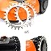 Rasenmäher-Spikes, Edelstahl, für S-TIHL RMI 422 Wo-rx Lan-Droid, 2 Stück Mähroboter Spikes, 12 selbstschneidende Schrauben, für Mähroboter, Gesenkte Schraubenlöcher Poliert Entgrate