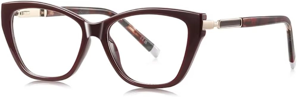 Popular Tr90 Women Cateye Glasses Frame Spring Hinge Eyeglasses Uv400