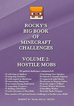 Paperback Rocky's Big Book of Minecraft Challenges: Volume 2 - Hostile Mobs Book