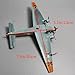MOOKEENONE 1:144 Alloy WWII German Luftwaffe Junkers Ju-52/3M Transport Aircraft Model Simulation Aviation Science Exhibition Model US