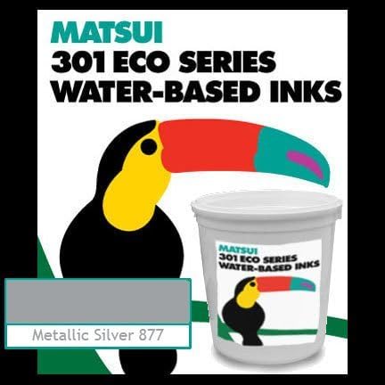 Yudu Compatible Ink Metallic Silver Matsui Screen Printing Ink