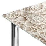 Dekorative Glas Panel 100x60 cm | Geschliffene Kanten | Dicke 4 mm