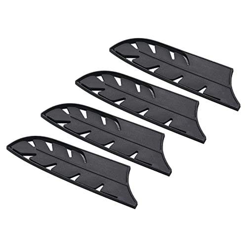 PATIKIL Plastica Sicurezza Coltello Copertura Guaine per 7 Santoku Coltello, 4pz ColtelliBordo Protezione Protezione Universale Coltello Fodero per Cucina, Nero