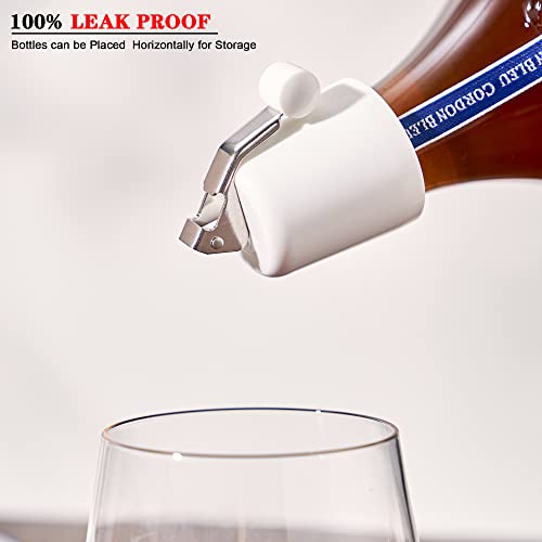 2-Pack Expanding Wine Bottle Stopper, Wine Bottle Plug With Silicone, Beverage Bottle Stopper,Wine Sealer Keep Wine Fresh,Decorative Wine Preserver,Best Wine Accessories Gifts #TOP2