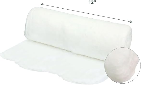 ForPro Premium Cotton Roll, 1 lb, 12 Wide, White, 100% Cotton