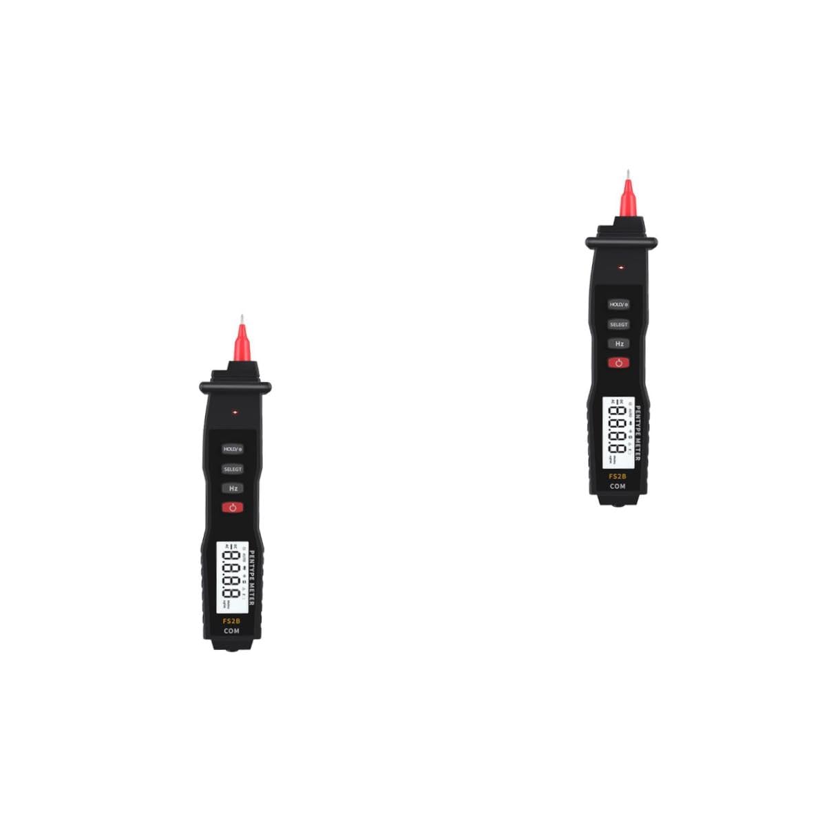 SHINEOFI 2 Multímetros Digitales Instrumento De Medición Electrónico Equipo De Medición Comprobador Automático Componente Electrónico Color Rojo