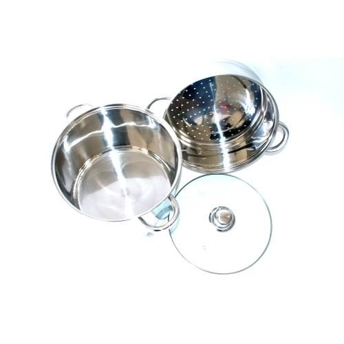 COUSCOUSSIER HORA - 24 CM - 9 L - ACIER INOX INDUCTION A07-8426