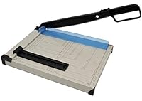 Snyderline Hebelschneider A4 kompakt, Papierschneider aus Metall, Schneidemaschine Papier, Foto - Pappe bis 200gr/m² und Papier, bis zu 8 Blatt in 80gr/m²