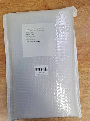 Alladaga Clothes Drying Hanger With 32 Clips And Drip Foldable Hanging Rack (Light Pink) #TOP7