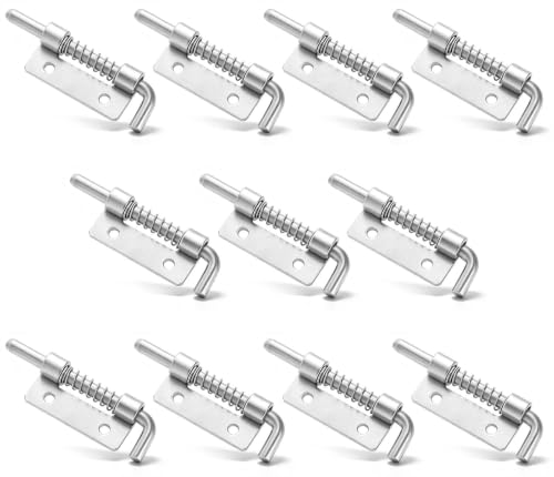10 Loquet a Ressort, Inoxydable Verrou Portail Résistant à la Rouille
