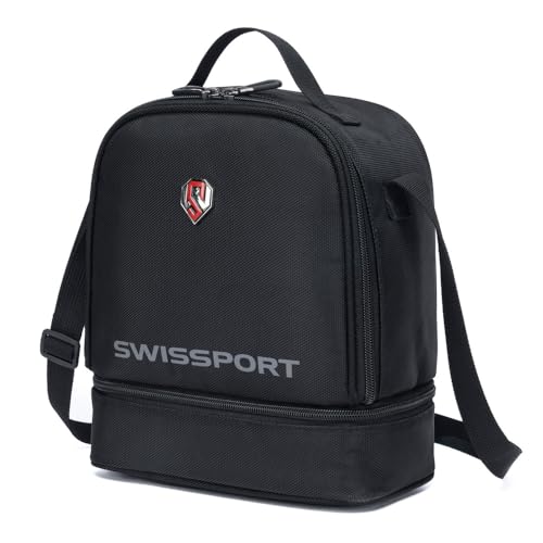 Mochila De Rodinhas Juvenil Swissport Lancheira E Estojo
