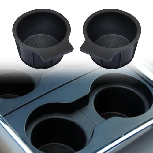 Insertos portavasos centrales negros 2 piezas para Ford Super Duty miniatura 7