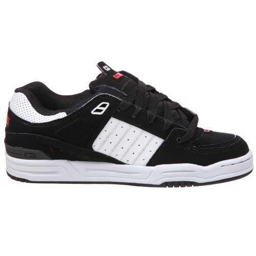 Image of Globe Mens Fusion Skate Shoes, Black /Grey /Red, 14 M US