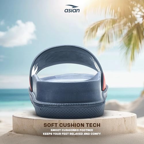 Image of ASIAN Slider-77 Men's Sliders | Stylish & Cool Casual Slip-On Slides with Soft Cushion, Lightweight Comfort & Strong Grip Sole for Daily Use