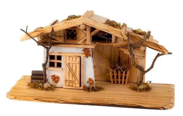 LB H&F Bergbauern Weihnachtskrippe Krippe Holzkrippe Tischkrippe...