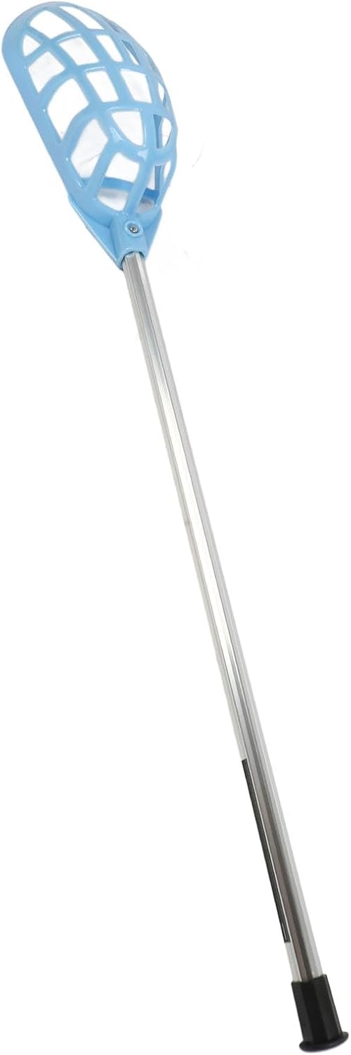 Lacrosse Stick, Aluminum Alloy Shaft, Plastic Head, Blue - Durable Design, Lightweight Practice, Perfect for Youth Beginners