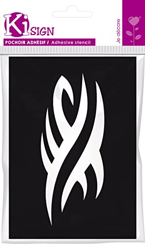 Ki-Sign Plantilla Adhesiva – Tribal N ° 5 – 7 x 10 cm