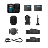 GoPro HERO13 Black Action Bundle (Exklusiv bei Amazon) – Enthält 2 Enduro-Akkus und eine wasserdichte Auslöserfernbedienung – Ansicht 2