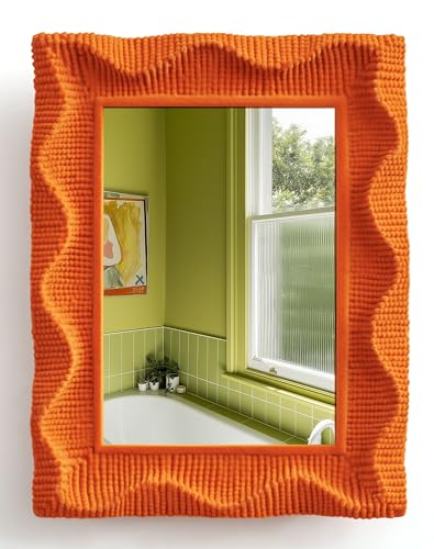 TEIPAI Small Decorative Mirror for Desk Makeup and Art Gallery