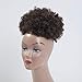Aicily Short Kinky Curly Pony Tail Hairties High Afro Puff PonyTail Hairband Adjustable Headband for Natural Curly Hair
