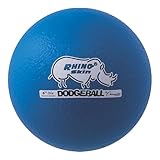 Champion Sports Rhino Skin Dodgeball (Single, Neon Blue, 6