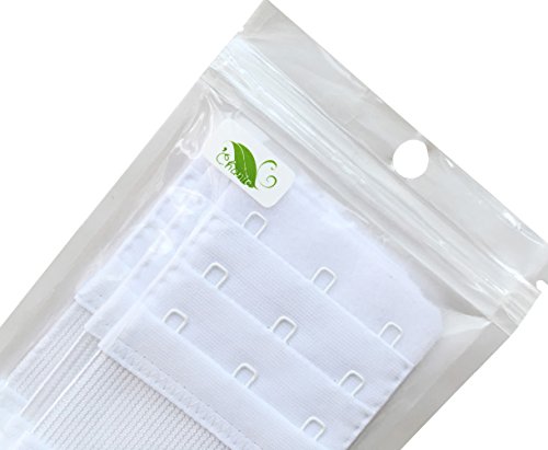 Chanie Women Pack Of 3 Soft Comfortable 3 Hooks Bra Extender #TOP4