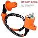 Mecotime Ignition Coil Spark Plug for GY6 50cc 70cc 90cc 110cc 125cc 150cc Automotive Racing 4-stroke Engine Motorcycle Honda Quad ATV Dirt Bike Taotao Scooter Moped Go Kart Pit Dirt Racing Bike