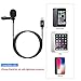 Microphone kit for iPhone,Lavalier Lapel Microphone Speaker Omnidirectional Audio Video Recording for iPhone X Xr Xs Max 11 Pro 8 8plus 7 7plus 6 6plus,iPad(1.5m)