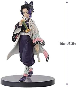 Anime Figure - Kimetsu No Yaiba 6.3Inch Japan Action Figures Cute Kamado Nezuko Statues Figurine Car Dashboard Home Office Decoration Ornaments, Cute Doll Toy Collection for Fans Anime Toys