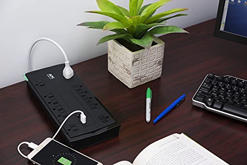 Apc Surge Protector Power Strip With Usb Ports, P12U2, 4320 Joule, 12 Outlet Surge Protector #TOP4