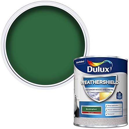 Dulux 5122157 Weather Shield Quick Dry Satin Paint, 750 ml - Gallant Grey
