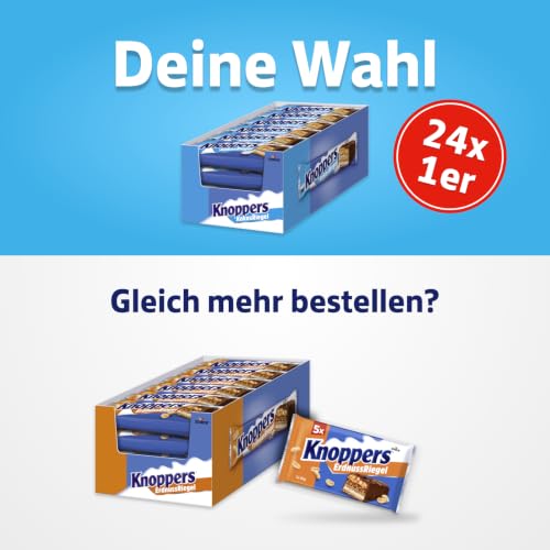 Knoppers KokosRiegel, 24 Schokoriegel mit Kokoscreme & Karamell - 24 x 40 g – Ansicht 5