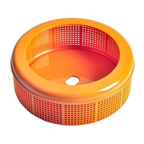 Efbe-Schott Zentrifuge orangener Korb Lochbehälter Ersatzteil Malina Entsafter